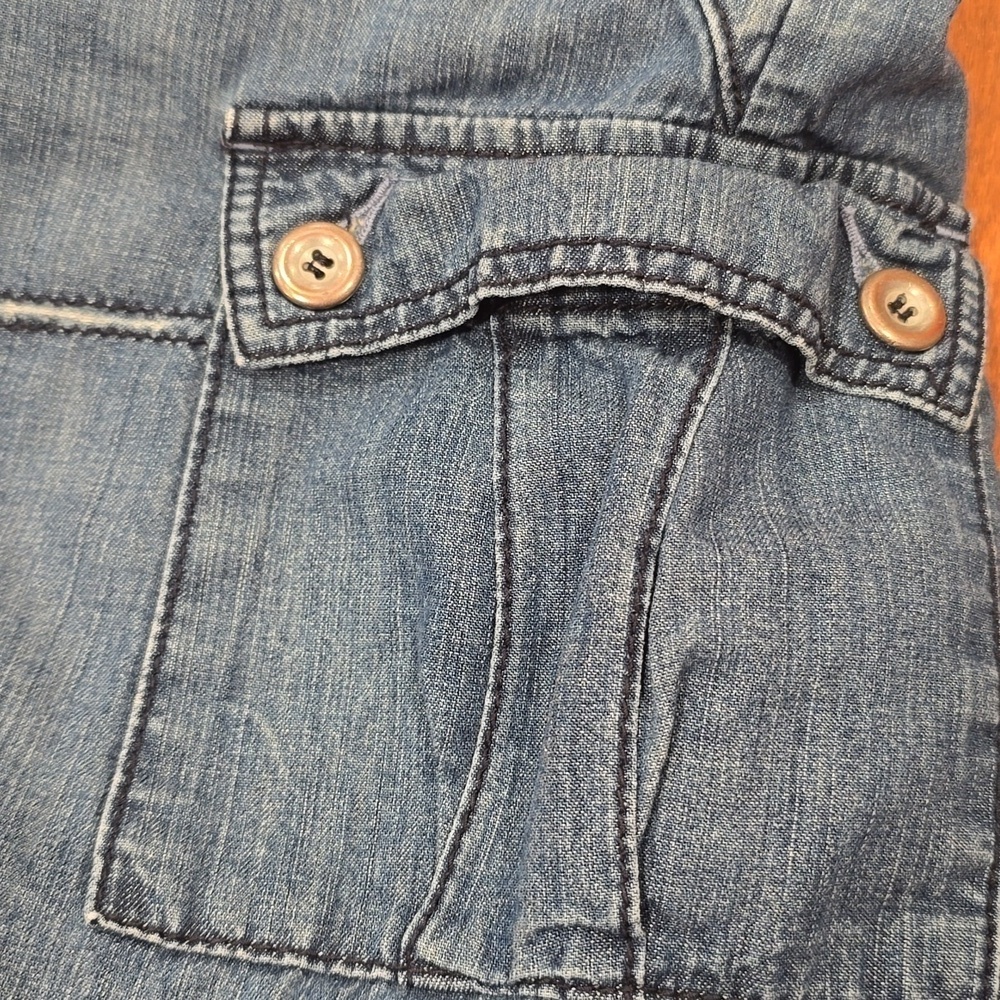 Lane Bryant Denim Cargo Skort Sz 24 - Picture 4 of 8
